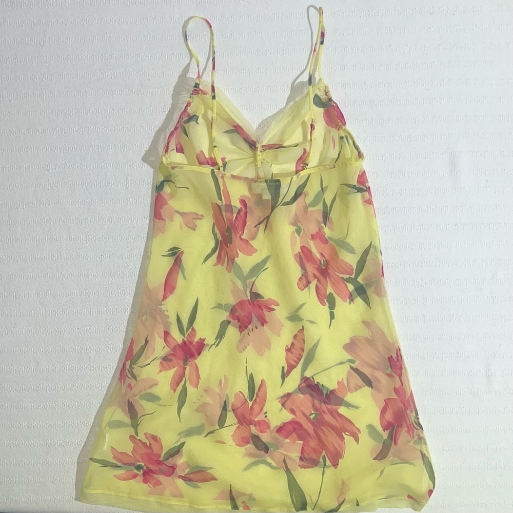Vintage Carole Hochman Womens Y2K Coquette Babydoll Mesh Slip Dress Size S - Picture 4 of 9
